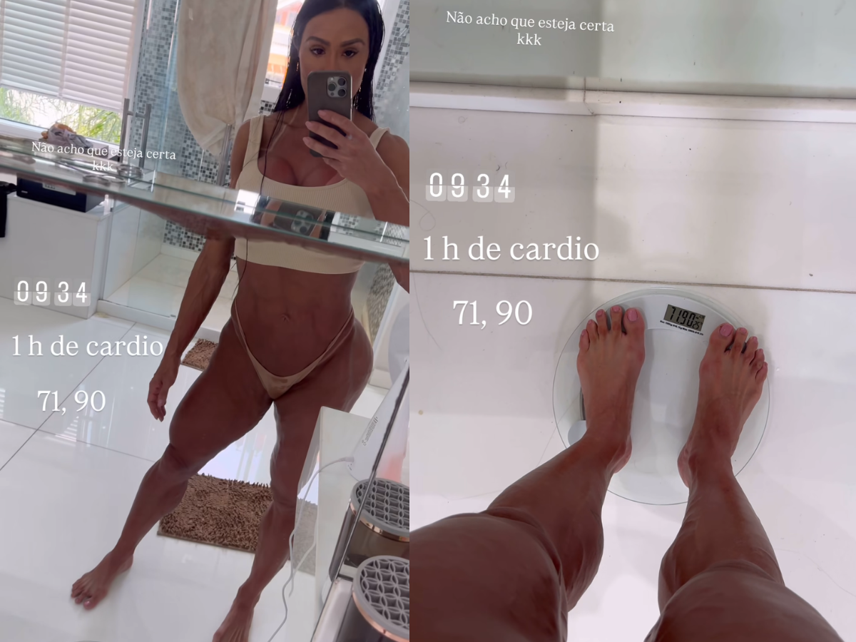 Gracyanne Barbosa sofre lesão no tendão durante participação na “Dança dos Famosos”