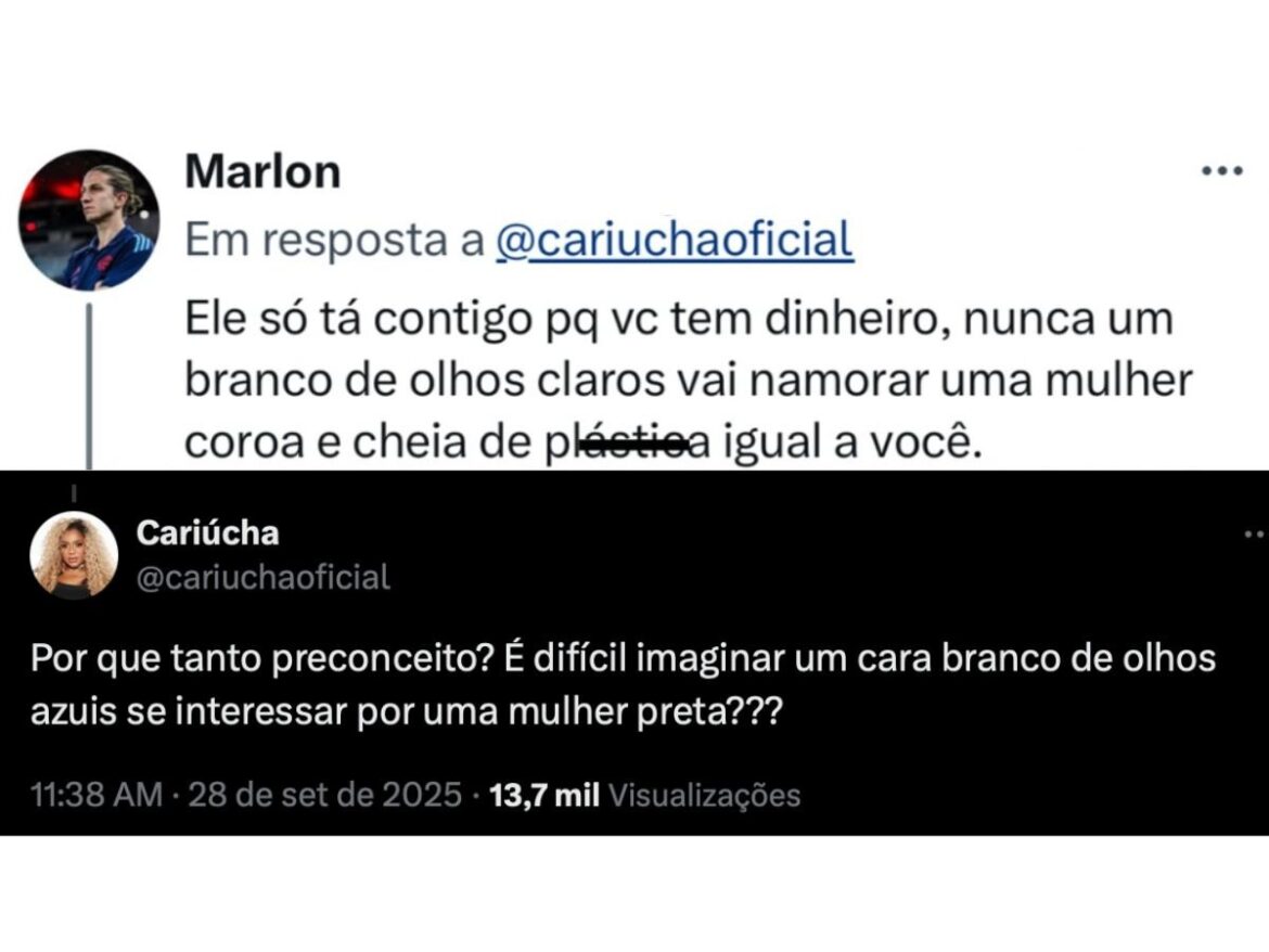 cariucha-se-defende-de-ataque-apos-revelar-romance-com-bonitao-dos-olhos-claros