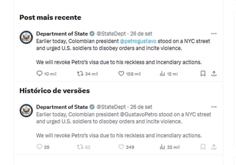 Ops! Trump comete gafe e marca jornalista brasileiro em vez de presidente da Colômbia