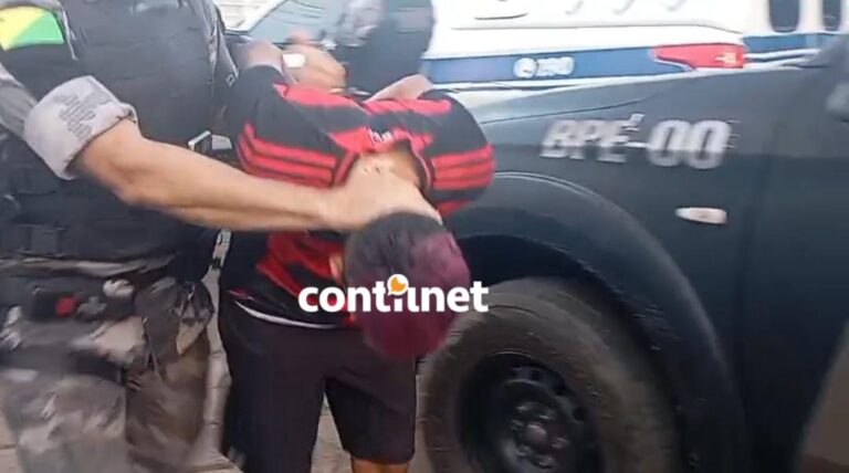 Dupla é detida com motocicleta roubada no bairro Tucumã, em Rio Branco