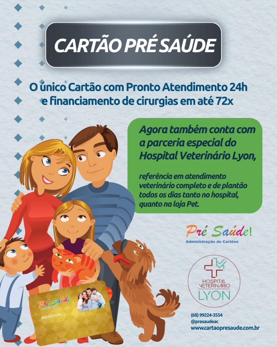 Pré-Saúde amplia benefícios e garante descontos exclusivos no Petshop Lyon 24h para toda a família e seus pets Pré-Saúde amplia benefícios e garante descontos exclusivos no Petshop Lyon 24h para toda a família e seus pets