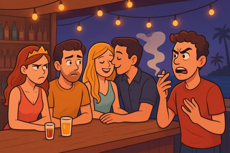 Barzinho da fronteira vira palco de confusão, traições e até barraco por causa de cigarro