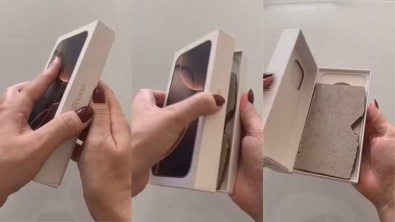 VÍDEO: mulher compra iPhone de R$ 8 mil pela internet e recebe pedaço de azulejo