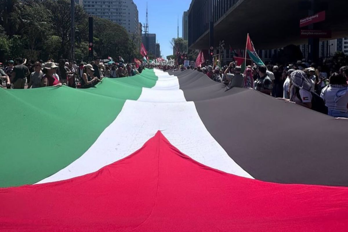 em-apoio-a-palestina,-manifestantes-vao-a-paulista-pedindo-cessar-fogo