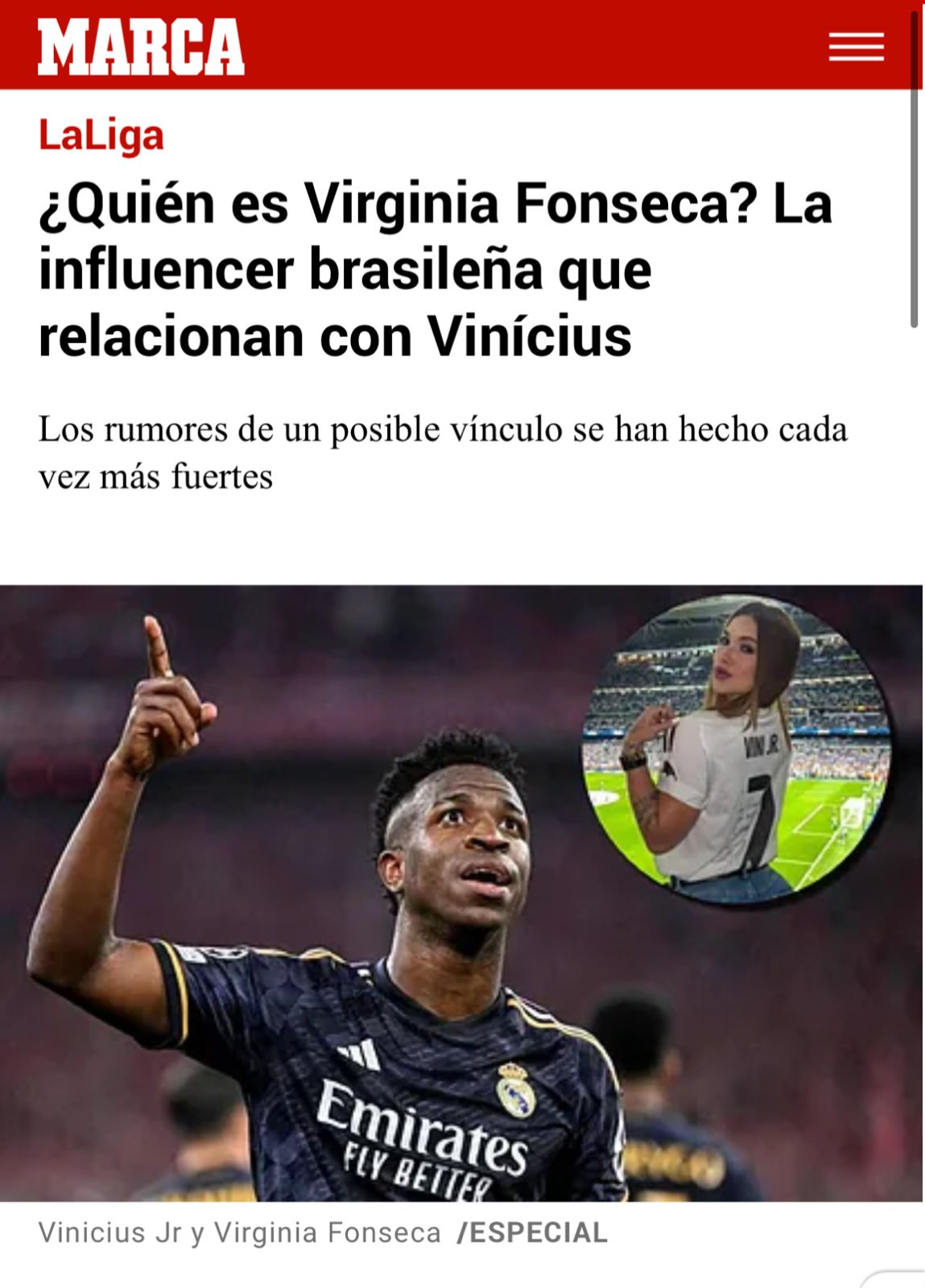virginia-vira-noticia-internacional-apos-acompanhar-vini-jr.-em-jogo-do-real-madrid