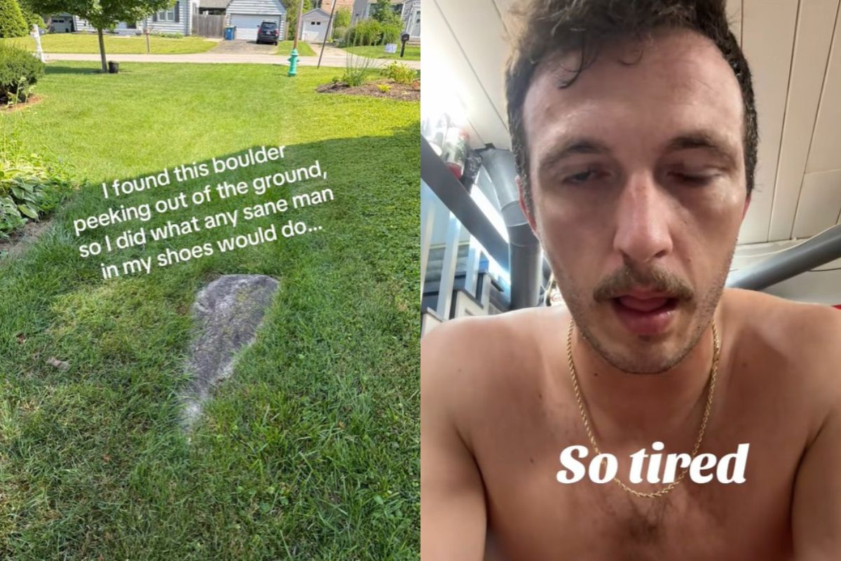 homem-tenta-tirar-pedra-do-jardim-e-faz-descoberta-surpreendente