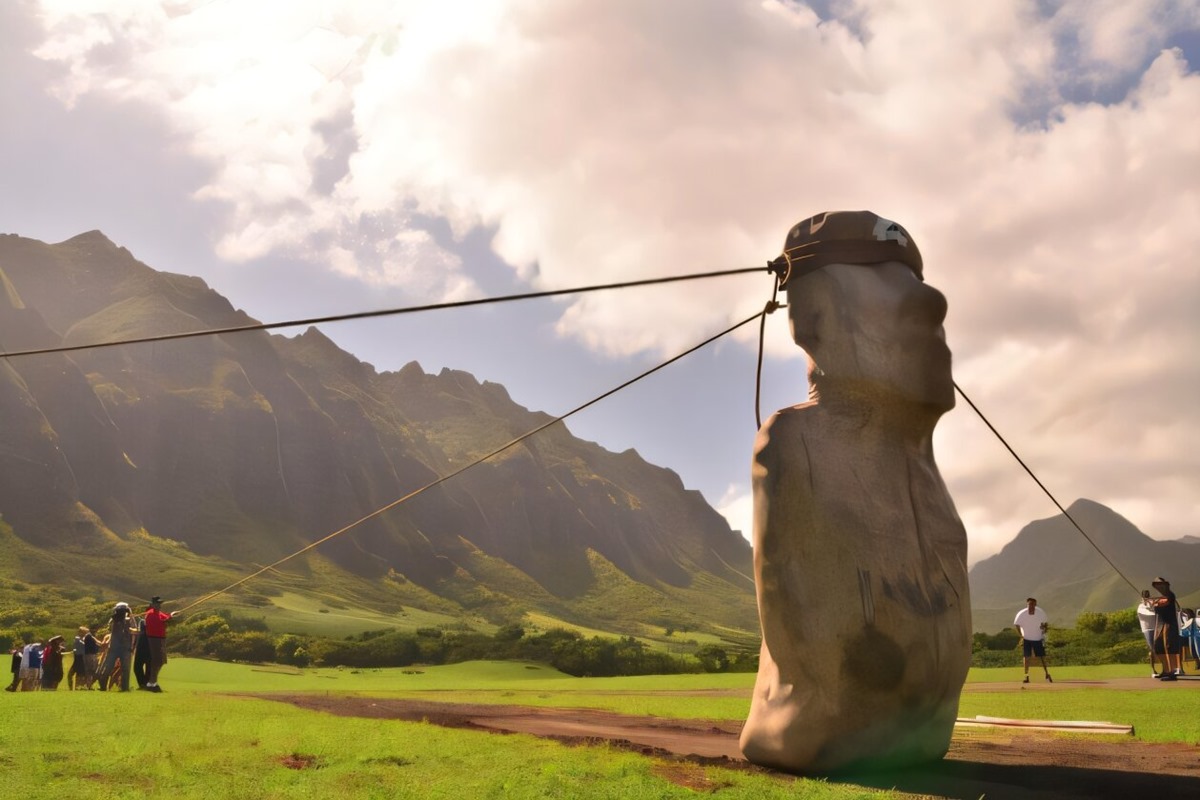 estatuas-moai-eram-transportadas-com-auxilio-de-cordas,-revela-estudo