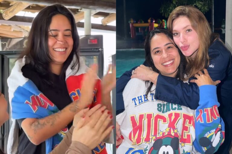 Irmã de Zé Felipe comemora o aniversário na mansão de Virginia