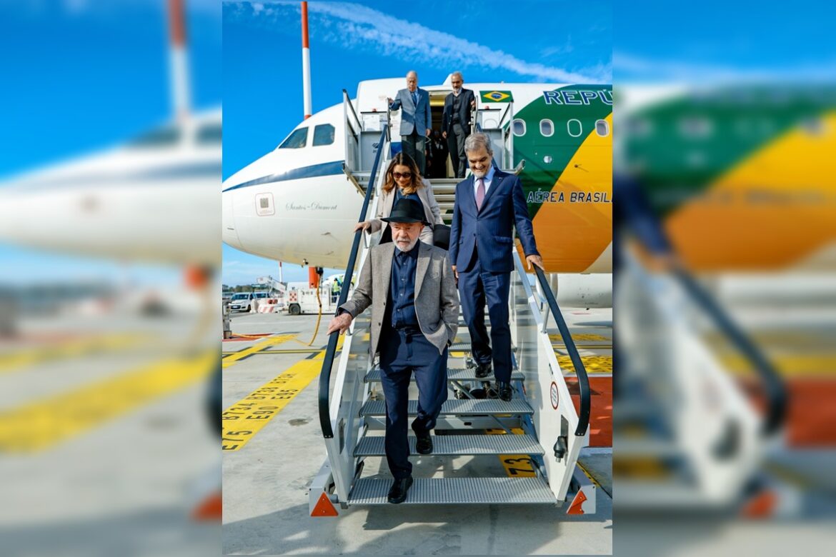 lula-chega-a-italia-para-evento-da-onu-e-encontro-com-o-papa-leao-xiv