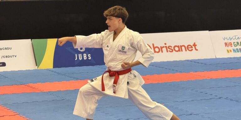 Jovem conta com torcida da famĂlia e garante prata nos Jubs