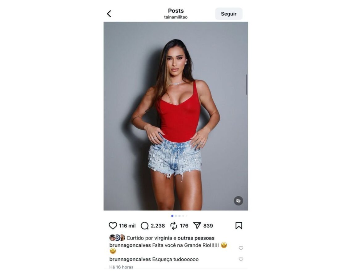 brunna-goncalves-elogia-taina-castro-e-a-“convida”-para-a-grande-rio:-“falta-voce”