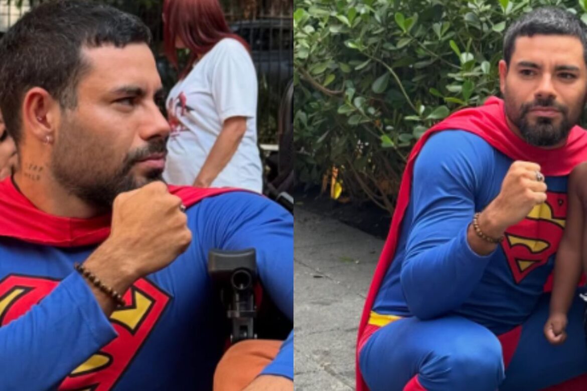 namorado-de-sandy,-pedro-andrade-se-veste-de-heroi-no-dia-do-medico