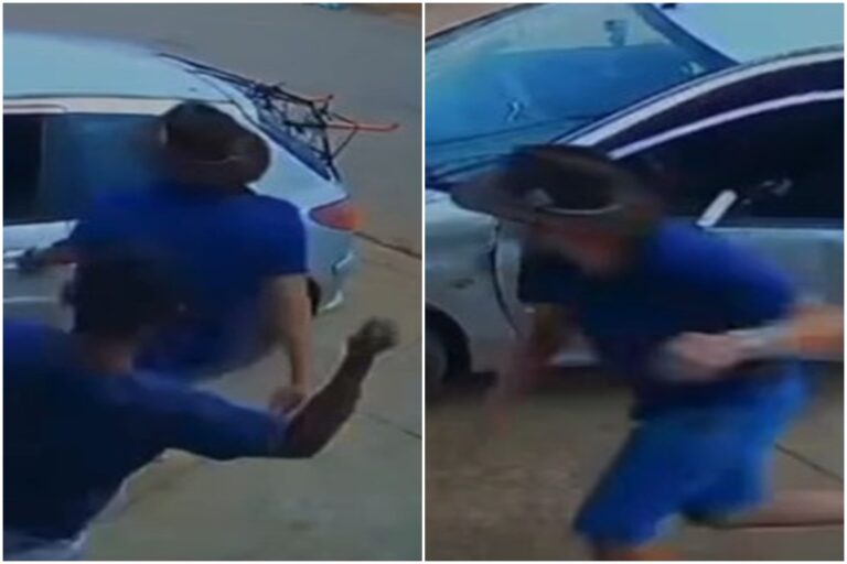 Vídeo: homem foge com faca cravada nas costas após ataque na rua