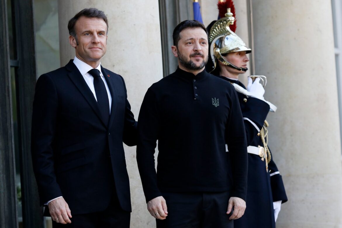 macron:-“ucranianos-devem-estar-a-mesa-quando-seu-futuro-e-tratado”