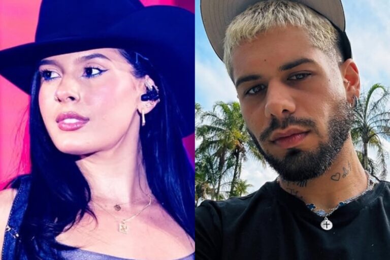 Foto: Ana Castela posa para as redes sociais e Zé Felipe baba