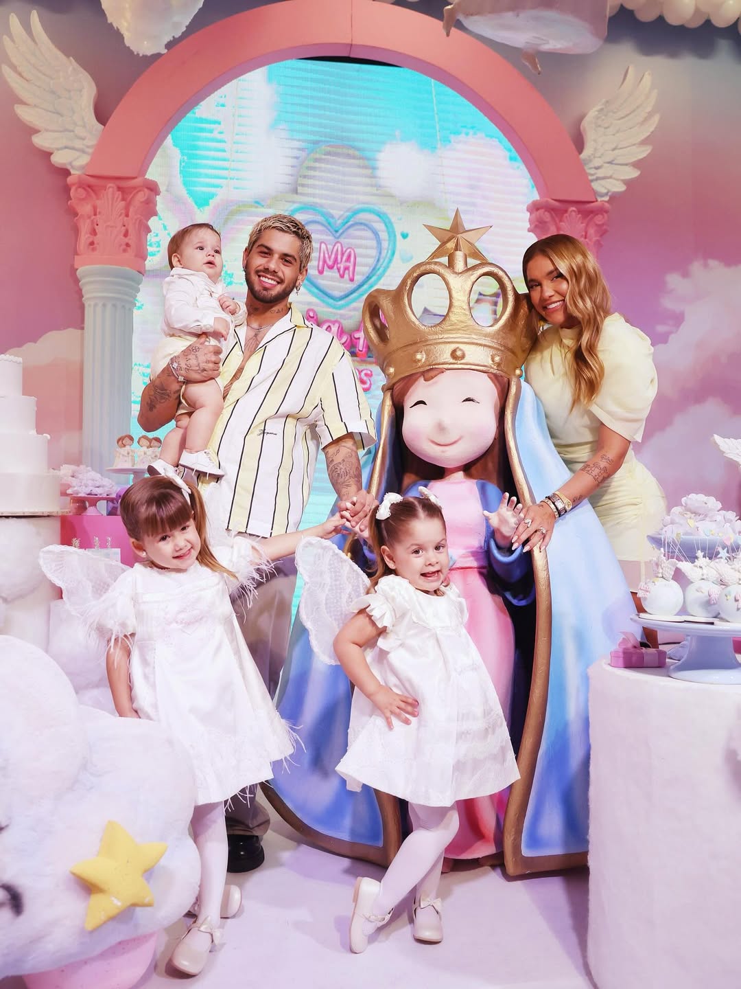 Puro luxo! Relembre temas de aniversário das Marias e de José Leonardo, filhos de Virginia