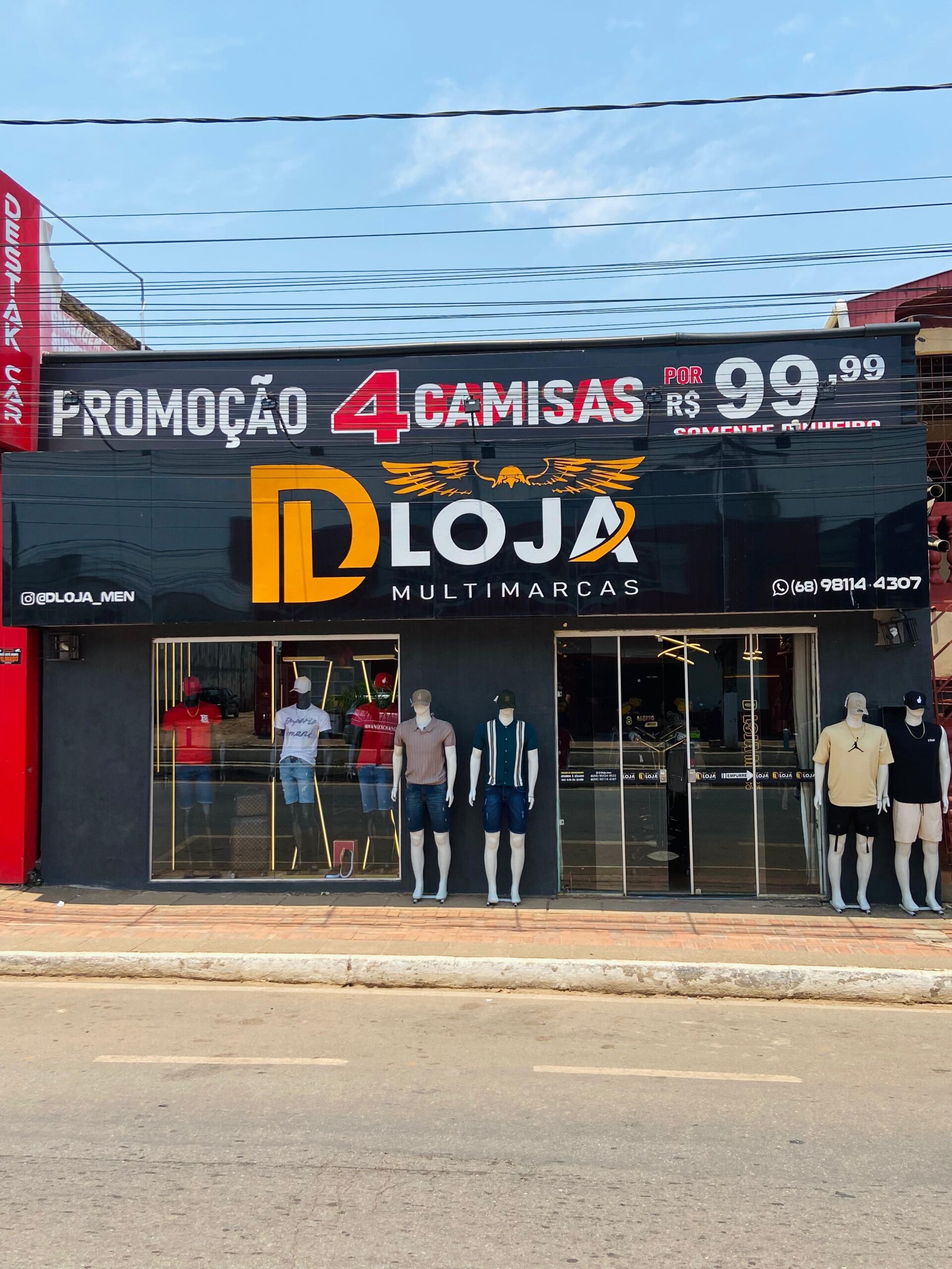 Seguidor provoca dono da D’Loja e ele transforma comentário em promoção