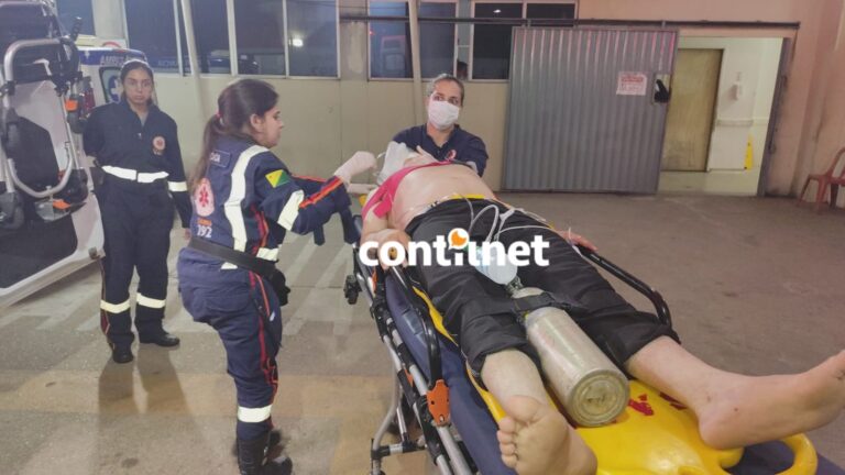 Trabalhador fica gravemente ferido após queda de quatro metros em Rio Branco