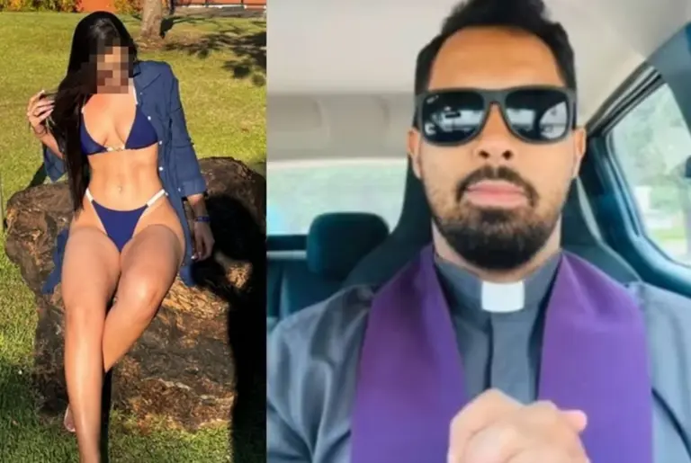 Padre nega envolvimento com noiva de fiel após ser flagrado em casa paroquial: “Ela só foi trocar de roupa”