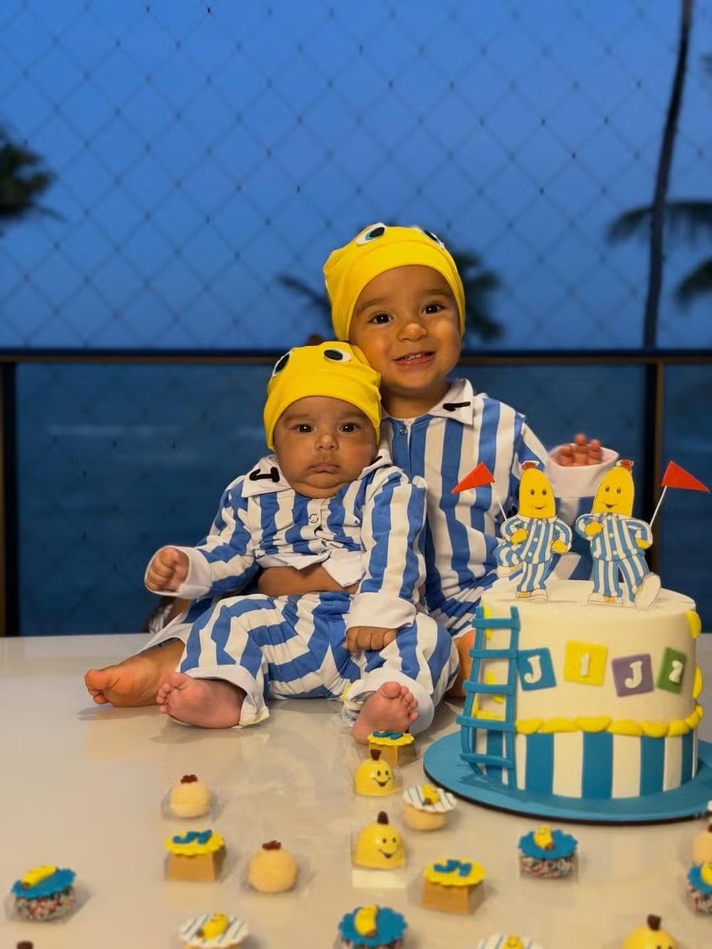 Ary Mirelle celebra mesversário do caçula com João Gomes com festa temática
