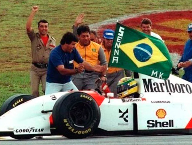 Relembre a primeira vitória de Ayrton Senna no GP de São Paulo de Fórmula 1