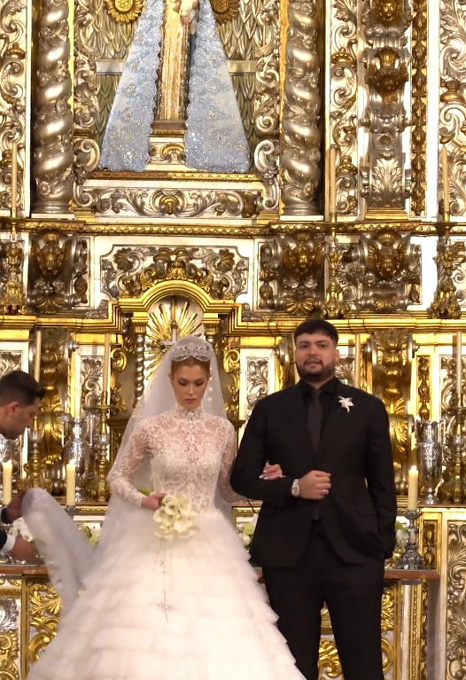 Sylvia Design revela ter gasto quase R$100 mil em vestido luxuoso para o casamento do filho