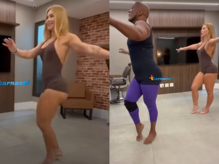 rainha-da-grande-rio,-virginia-faz-aula-de-samba-com-coreografo-do-salgueiro