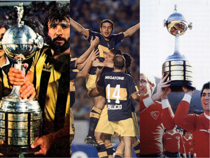 tres-titulos-em-5-anos:-relembre-equipes-que-dominaram-eras-na-libertadores