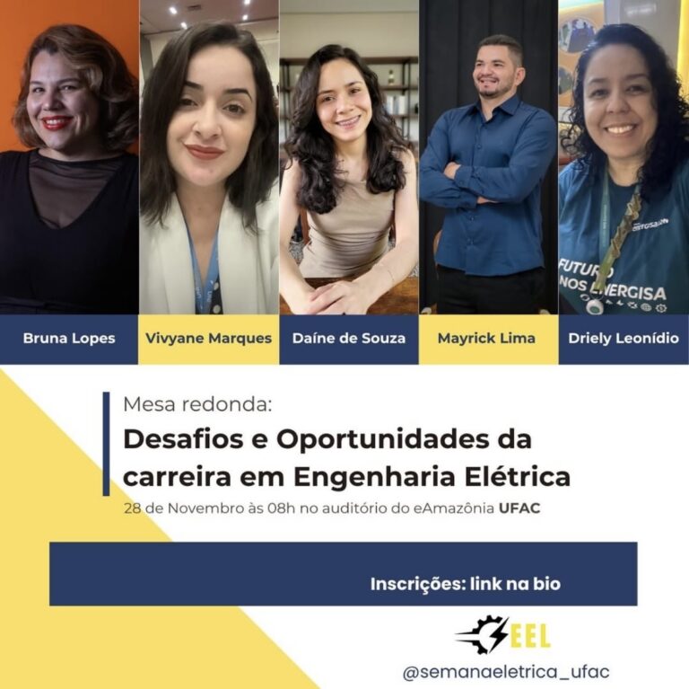 Energisa participa da Semana Acadêmica de Engenharia Elétrica da Ufac