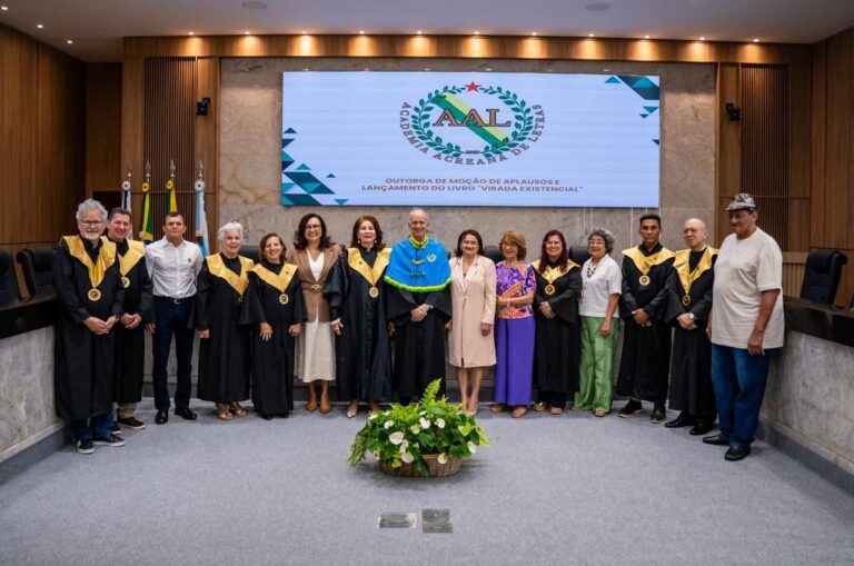 Academia Acreana de Letras celebra 88 anos com palestra da escritora Edir Marques sobre produção literária e antologias