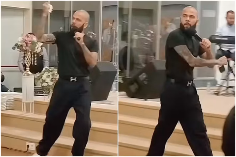 Vídeo de Daniel Alves pregando em culto viraliza e reacende debates sobre caso na Espanha