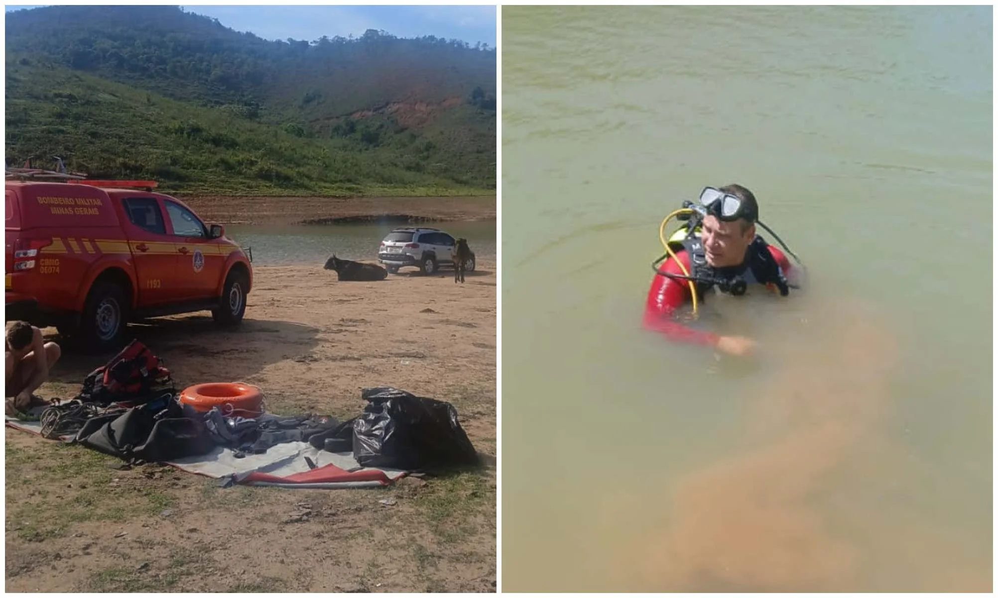 Homem morre durante passeio de moto aquática com o filho de 11 anos