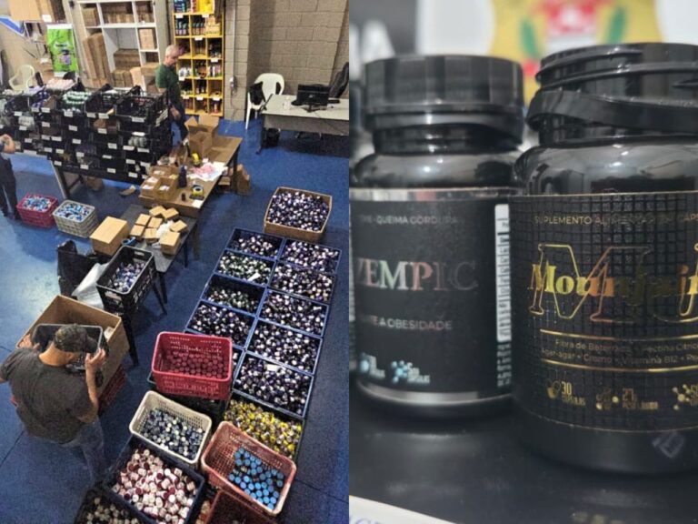 Polícia apreende 1 tonelada em emagrecedores falsificados no interior de São Paulo