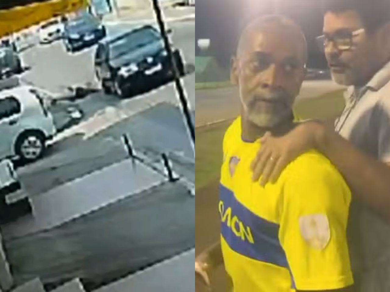 Pai que tentou matar a própria filha arrastada é preso em jogo de futebol
