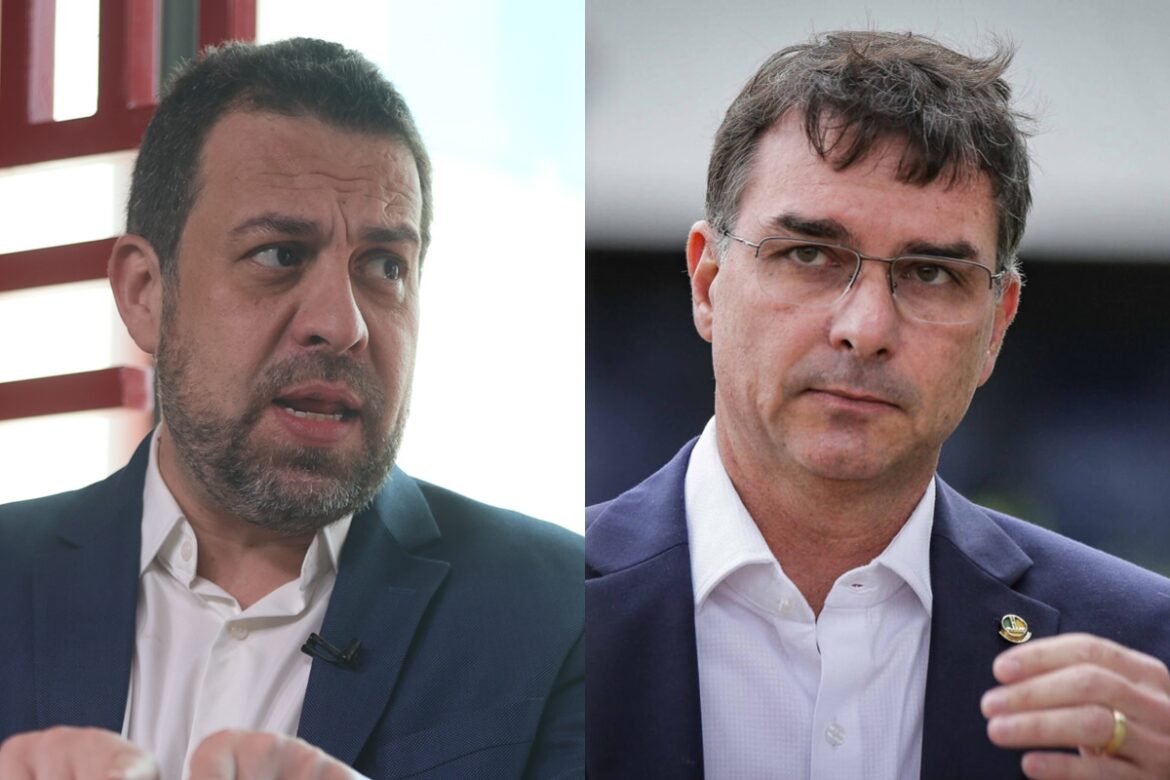 boulos-ironiza-candidatura-de-flavio-bolsonaro:-‘so-nao-vai-desmaiar-no-debate”