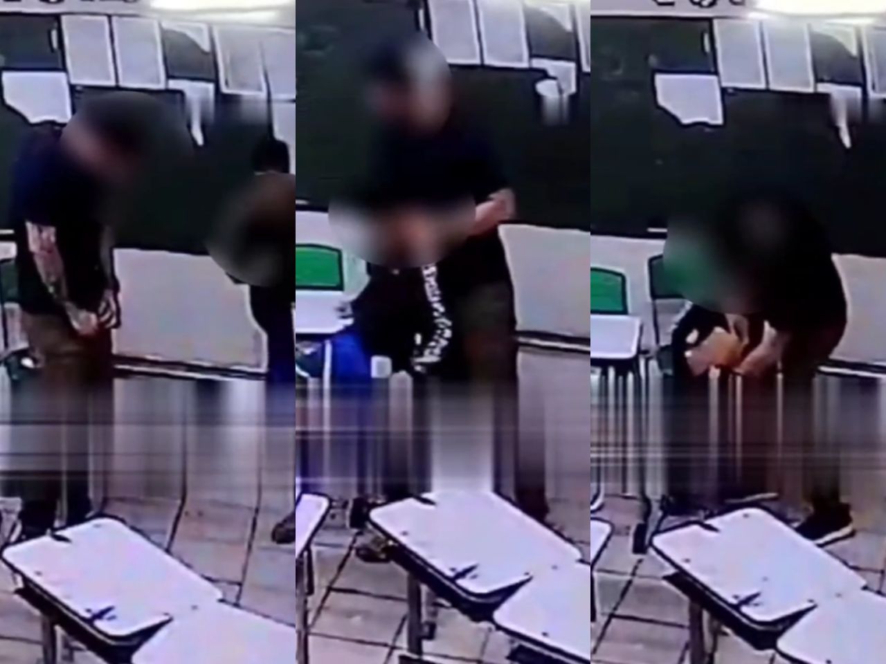 Vídeo: vice-diretor é preso após mostrar partes íntimas para aluno dentro de sala de aula