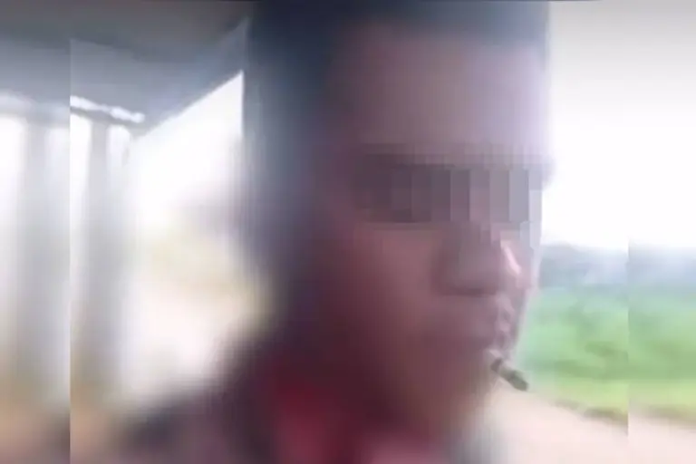 ‘Suavão no boteco’: homem perde parte da orelha após briga e senta no bar para fumar