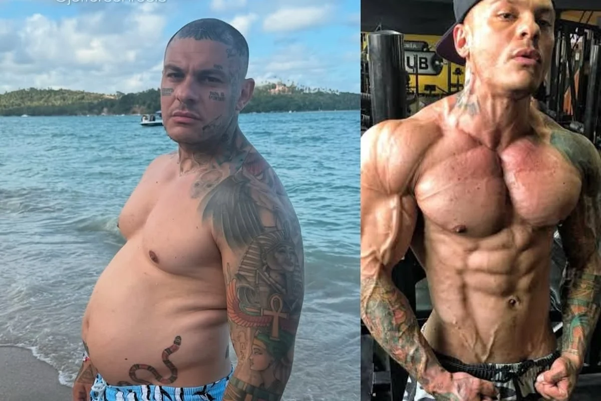 Influenciador fitness surpreende seguidores ao exibir antes e depois radical; veja