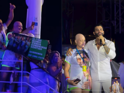 fa-celebra-fim-da-quimioterapia-em-navio-de-gusttavo-lima-e-ganha-homenagem-do-cantor