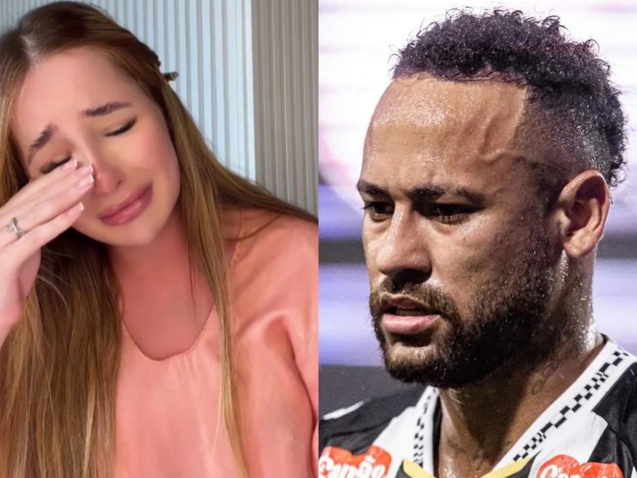 Ex-affair de Neymar chora ao expor DNA e revela: “é o pai”