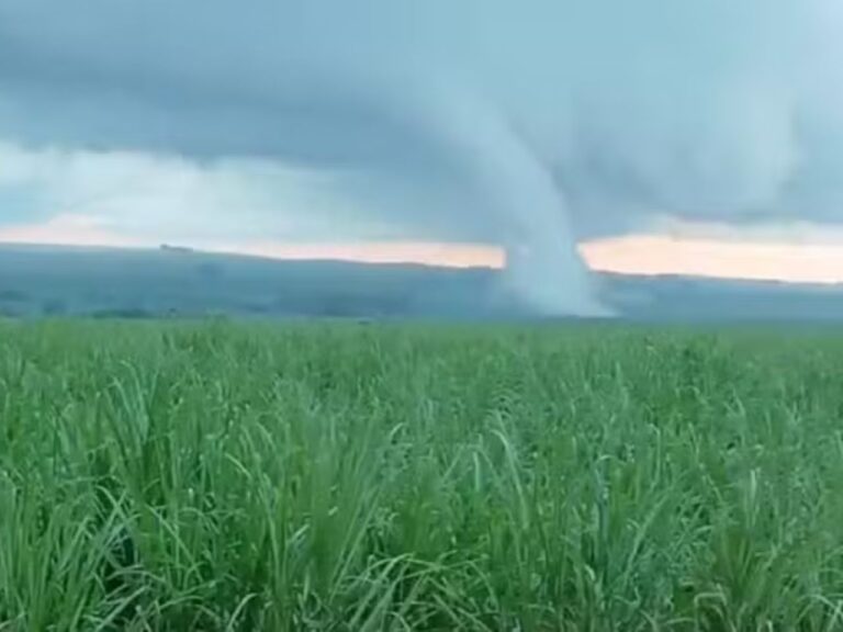Vídeo: moradores registram tornado raro no interior de SP