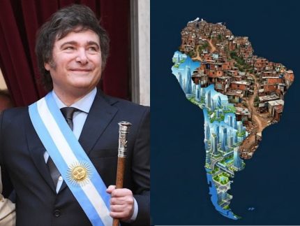 publicacao-de-milei-sobre-a-america-do-sul-gera-discussao-ao-retratar-o-brasil-como-favela