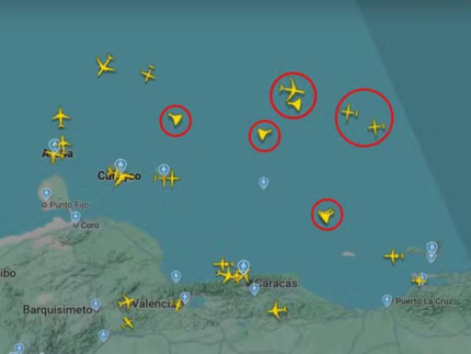 em-meio-a-tensao,-eua-enviam-oito-avioes-de-guerra-para-area-proxima-da-venezuela