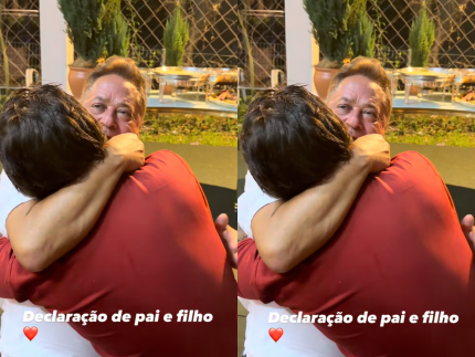 momento-pai-e-filho:-poliana-mostra-troca-de-carinho-entre-leonardo-e-ze-felipe