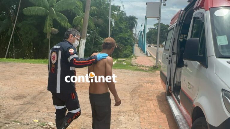 Morador em situação de rua é esfaqueado no peito após discussão no Parque do São Francisco