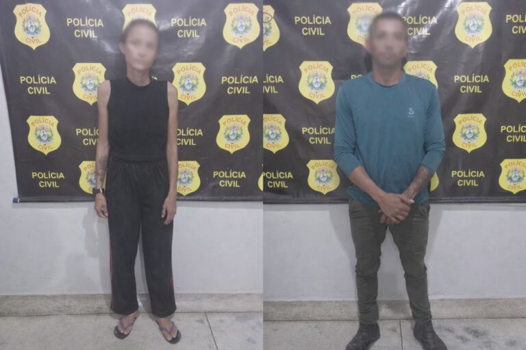 Polícia cumpre mandados e prende casal por tentativa de homicídio e tráfico no interior do Acre