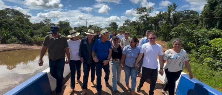 Prefeitura inaugura ponte sobre o Rio Caipora e leva mais segurança, dignidade e desenvolvimento ao campo