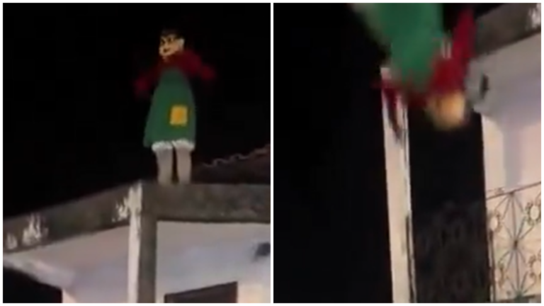 ‘Chiquinha da Carreta Furacão’ viraliza ao fazer mortal e despencar de casa