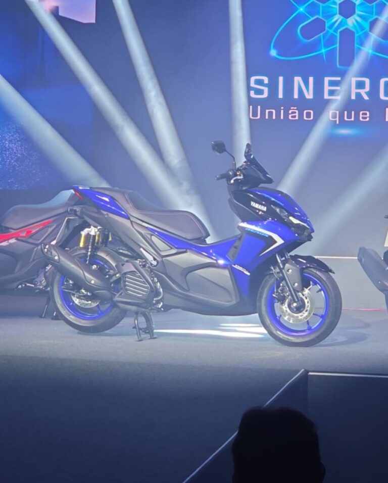 Recol Motors vaza em primeira mão a Yamaha AEROX 160, a 1ª Scooter Esportiva do Brasil