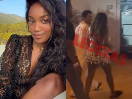 Novo romance? Iza é flagrada de mãos dadas com ator no Réveillon